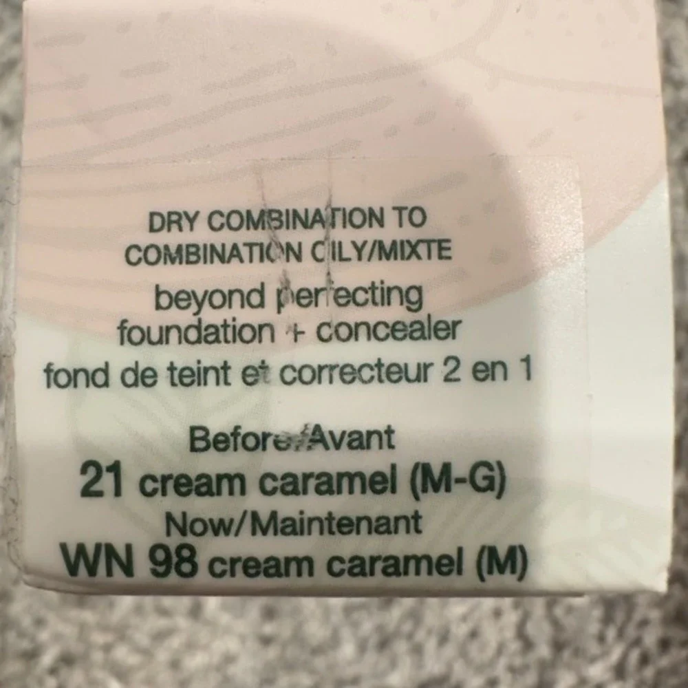 Clinique Beyond Perfecting Foundation Concealer WN 98 Cream‎ Caramel 1oz New Box
